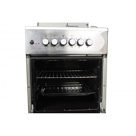 Blueflame Cooker silver inside view